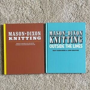 Set of (2) Mason-Dixon Knitting Hardcover Books Set